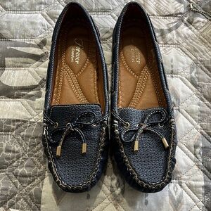 Navy Loafers